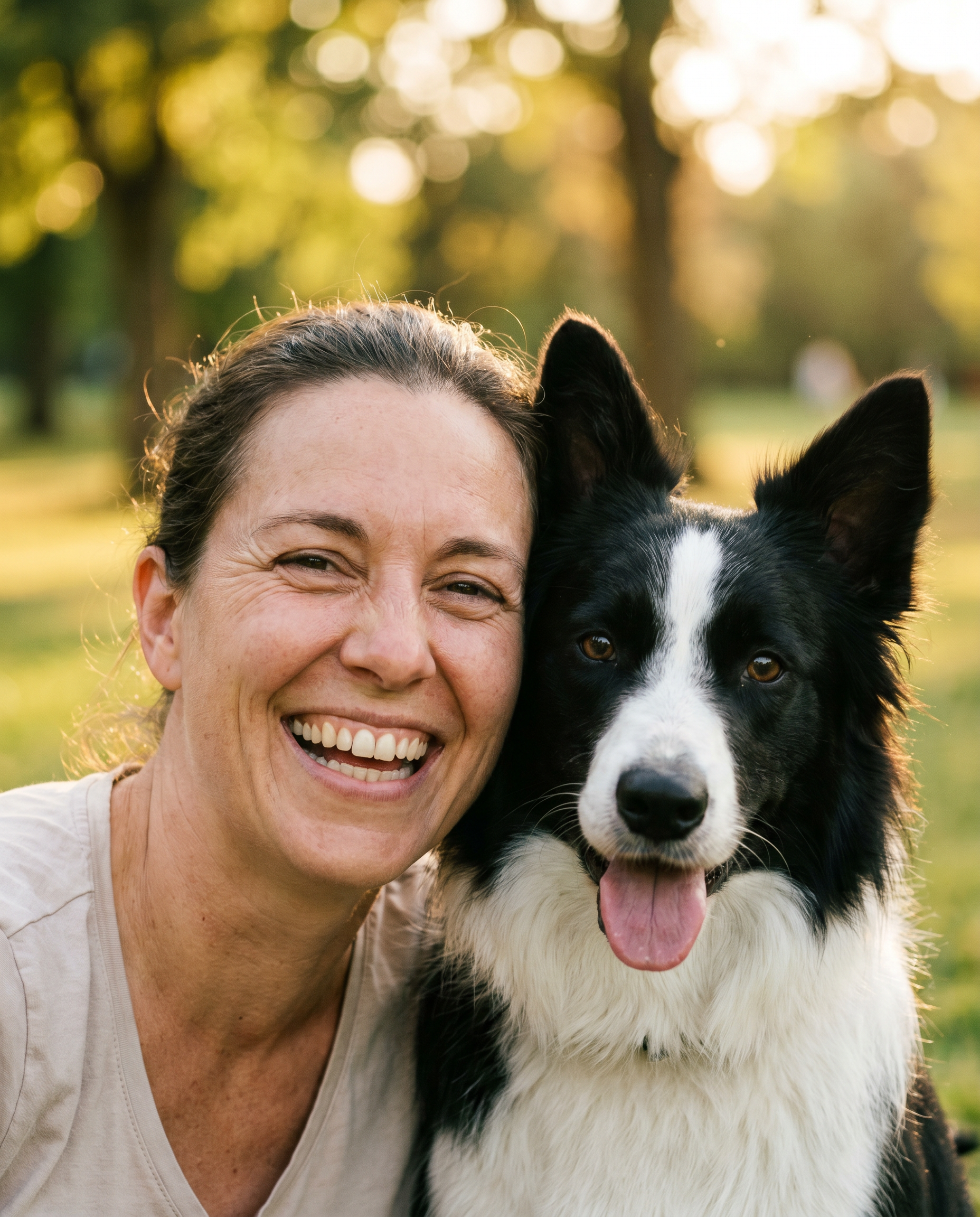 Katie P., Border collie mum